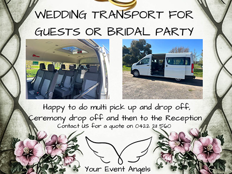 Weddings - Your Event Angels Ballarat